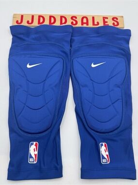 Nike Pro NBA Hyperstrong Padded Knee Sleeves Blue Pistons Men’s Sz 2XL/3XL NEW